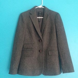 J Crew Hacking Blazer jacket in herringbone Wool